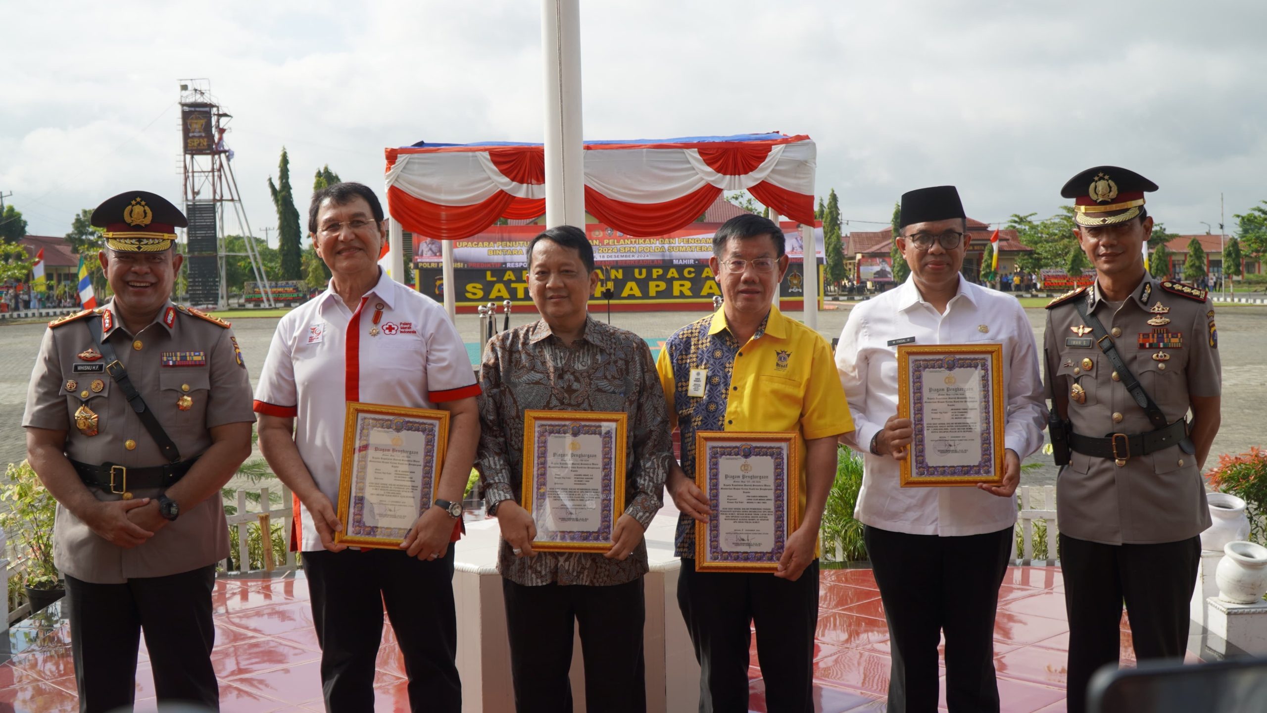 Kapolda Sumut dan Pj. Bupati Langkat Resmikan Joglo Anton Soedjarwo, Tutup Pendidikan Bintara Polri 2024