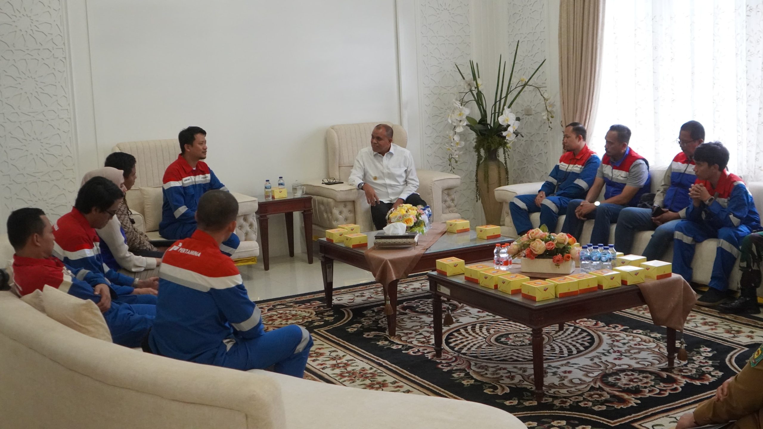 Pj Bupati Langkat Faisal Hasrimy Sambut Silaturahmi PT Pertamina EP Pangkalan Susu: Dorong Kebangkitan Minyak Langkat