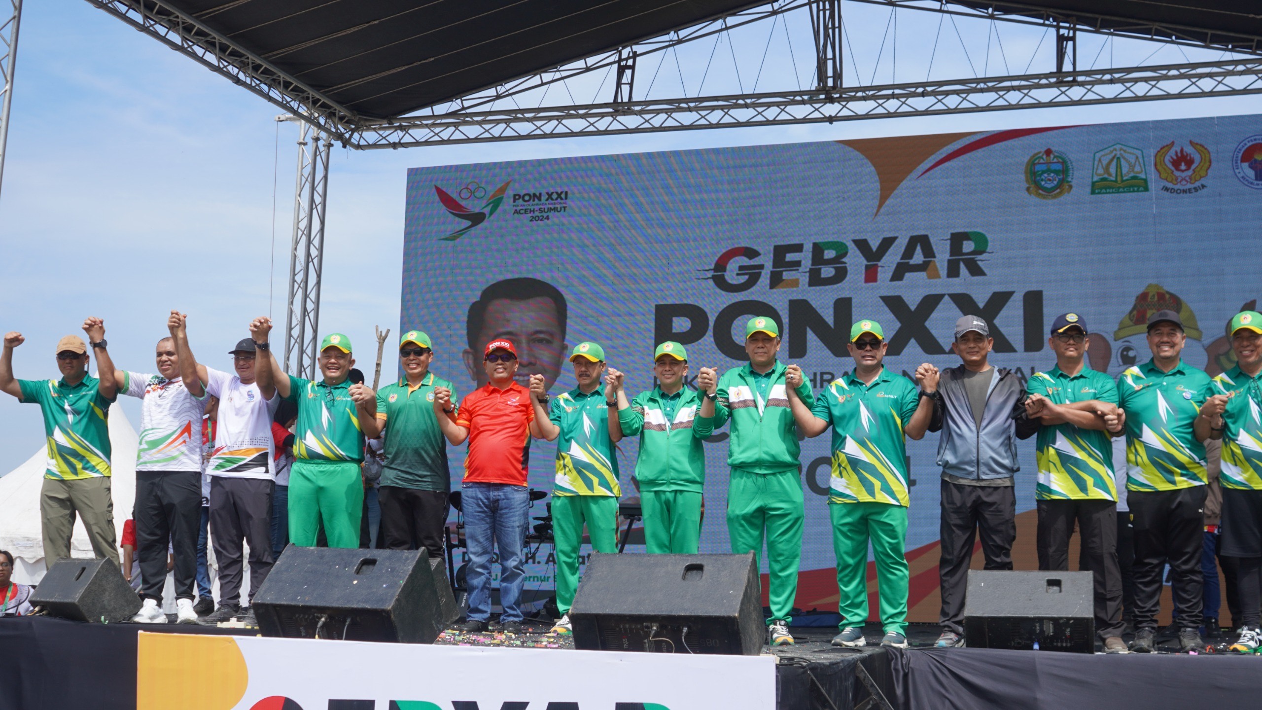 Pj. Bupati Langkat Faisal Hasrimy Hadiri Gebyar PON XXI Aceh-Sumut 2024: Sukseskan Pesta Olahraga Nasional