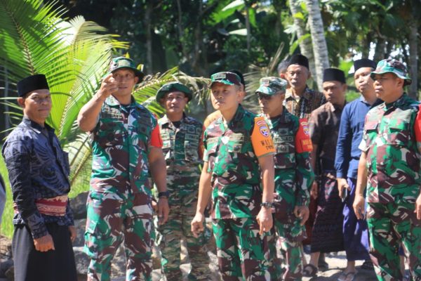 Tim Wasev Kodam IX Udayana Kunjungi TMMD 121 Kodim 1615/Lotim