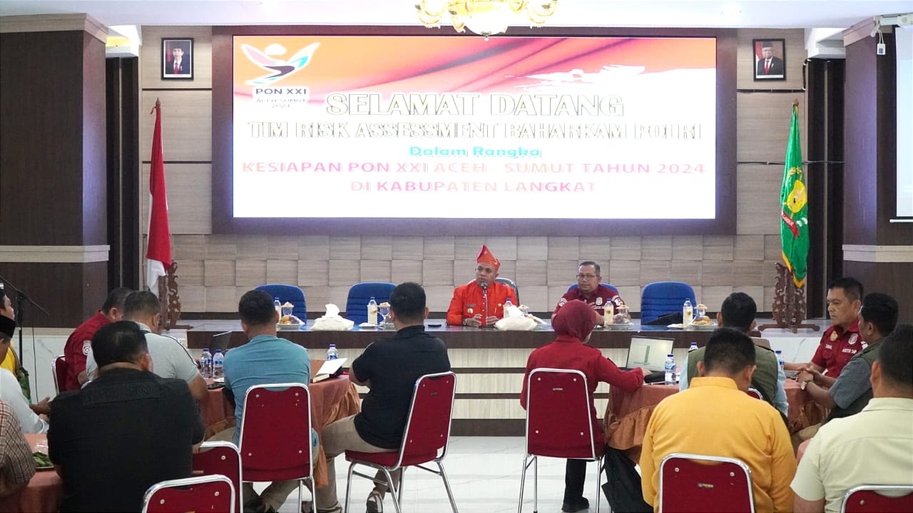Pj. Bupati Langkat Tegaskan Kesiapan Maksimal Hadapi PON XXI Aceh-Sumut: Gelar Risk Assessment Bersama Baharkam POLRI