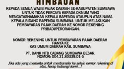 Himbauan Pembayaran Pajak ke Bapenda Sumbawa