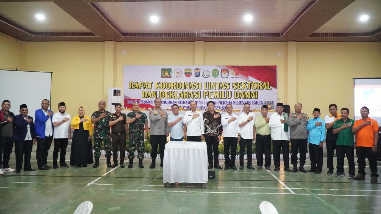 Pj Bupati Langkat Faisal Hasrimy Tekankan Pentingnya Kolaborasi Lintas Sektoral Untuk Sukseskan Pilkada Damai 2024