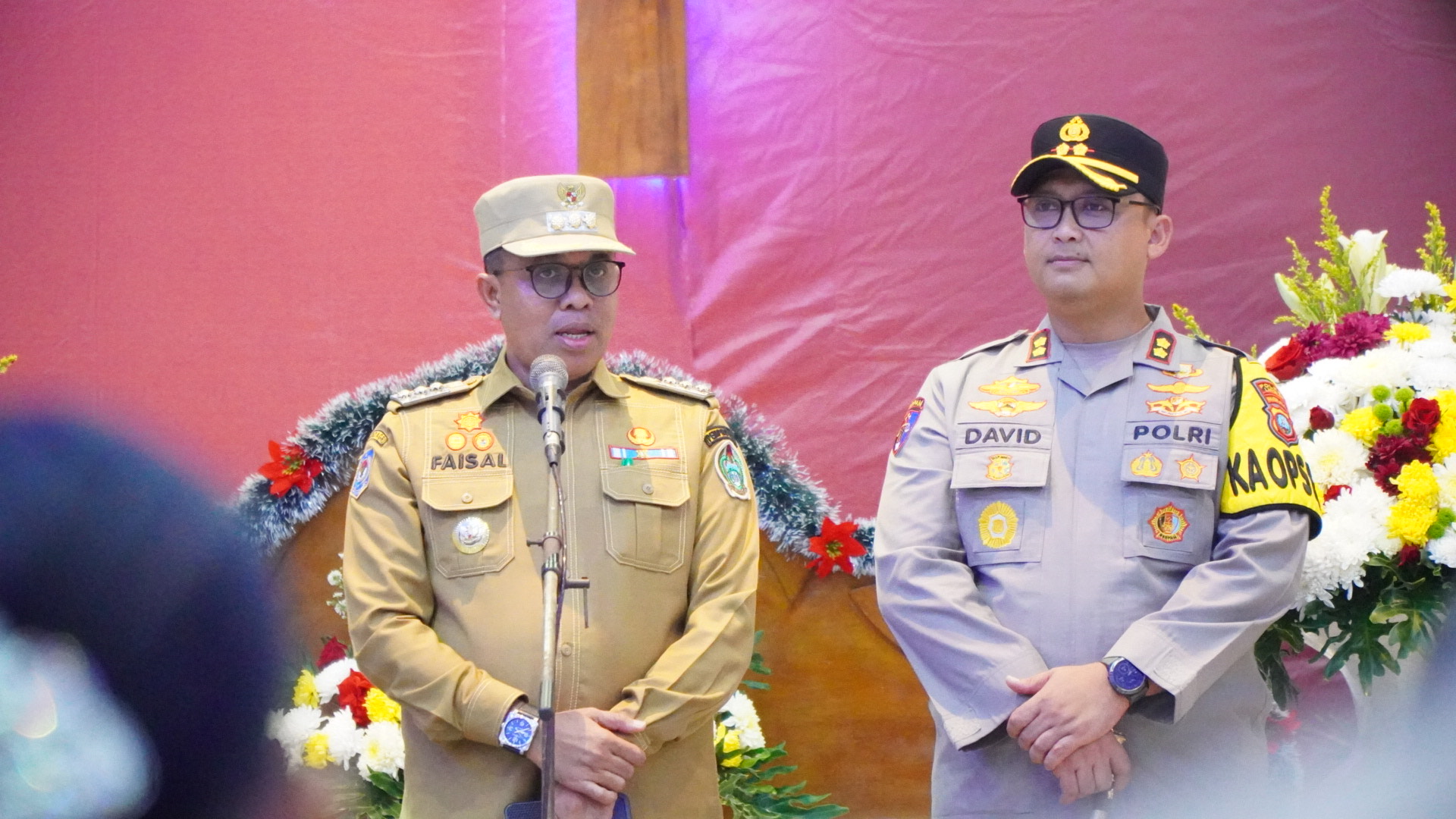 Pastikan Ibadah Natal Aman, Pj. Bupati Dan Kapolres Langkat Turun Kelapangan 