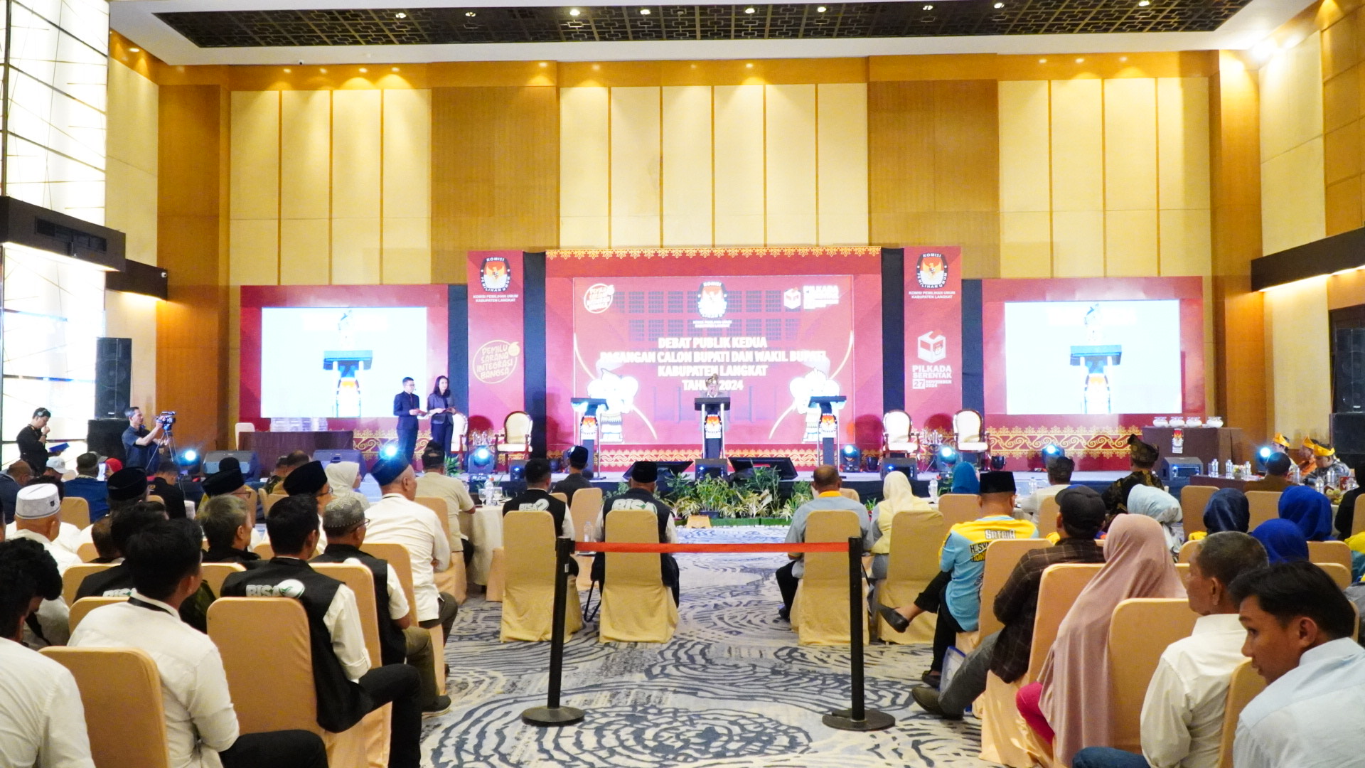 Pj Bupati Langkat Faisal Hasrimy Tegaskan Pentingnya Kondusifitas dalam Debat Kedua Pilkada Langkat 2024