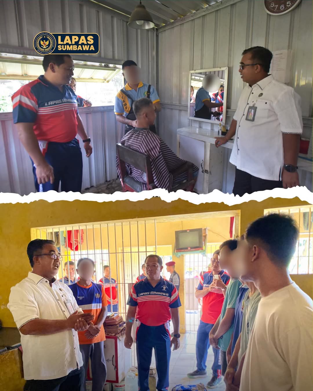 Kakanwil Ditjenpas NTB Kunker ke Lapas Sumbawa, Agung Pinta Warga Binaan Patuhi Aturan