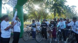 HUT Pusaka Samawa ke 3, Bupati H Jarot Lepas Basepeda Maras