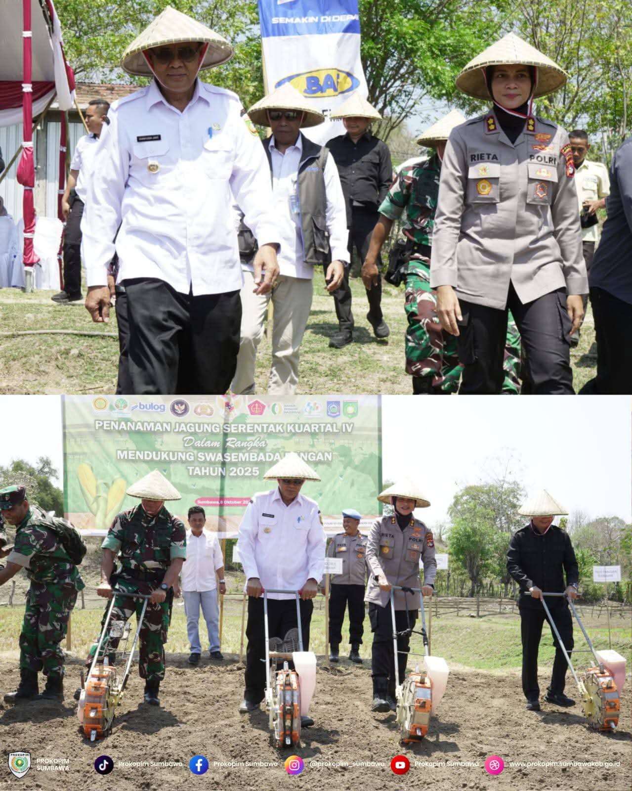 Bupati Sumbawa Dukung Penambahan Gudang Ketahanan Pangan Polri