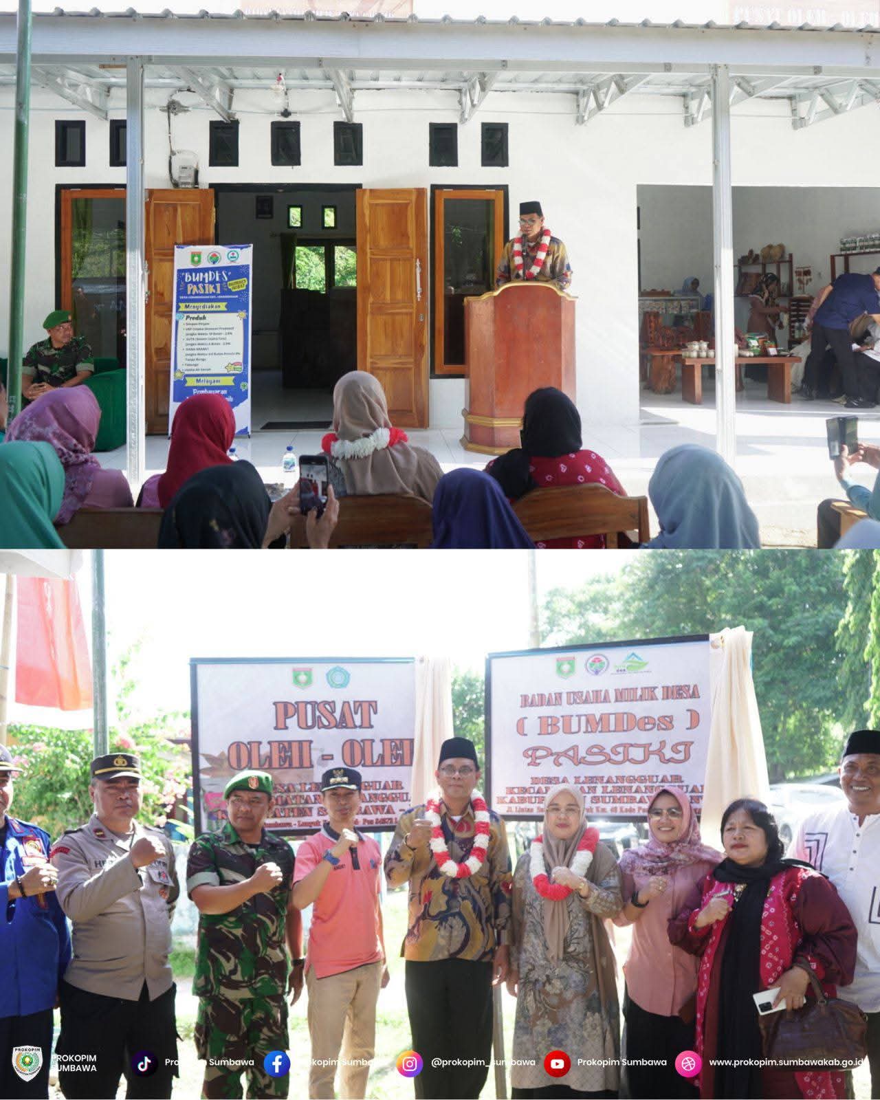 Bupati Jarot Resmikan Kantor BUMDES Lenangguar