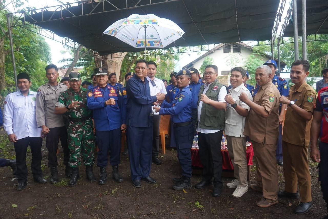 Resmikan Pos Damkartan, Bupati Jarot: Cegah Lebih Baik dari Memadamkan