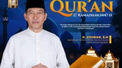 H Zohran Mengucapkan Selamat Memperingati Malam Nuzulul Qur’an 17 Ramadhan 1447 H