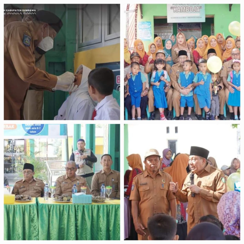 Bupati Sumbawa Pantau PIN di Alas Barat