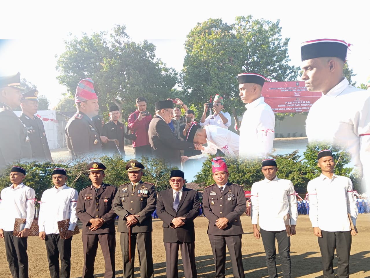 Raih Remisi Hut RI ke 79, 3 Narapidana Bebas di Lapas Sumbawa