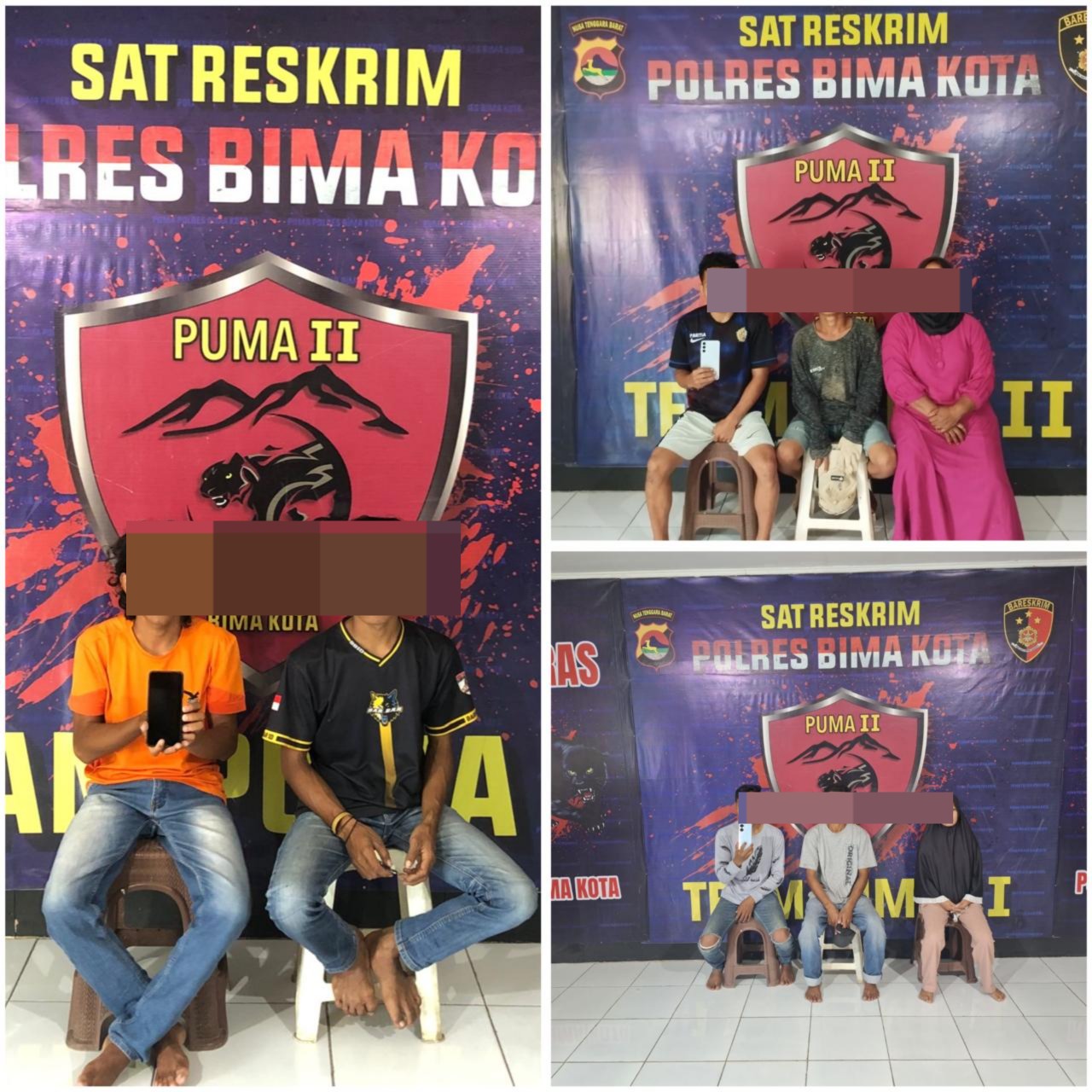 Tiga Kali Pengungkapan, Tim Puma 2 Ringkus 3 Pelaku dan 5 Penadah Kasus Pencurian