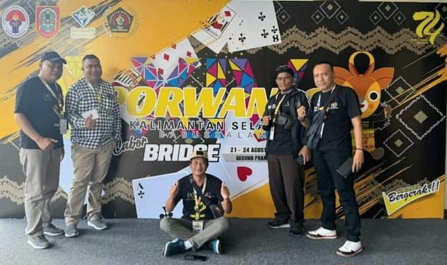 Porwanas XIV Banjarmasin Kalsel 2024, Tim Bridge PWI NTB Optimis Menang