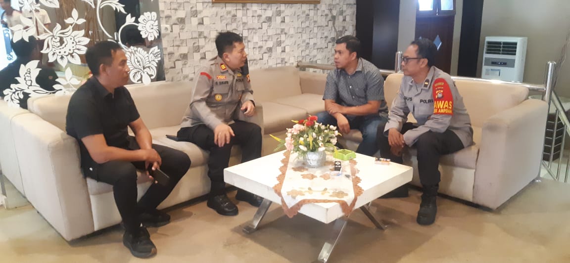 Sukseskan Pilkada 2024, Kapolsek Ampenan Sambangi Wakil Ketua DPRD Kota Mataram