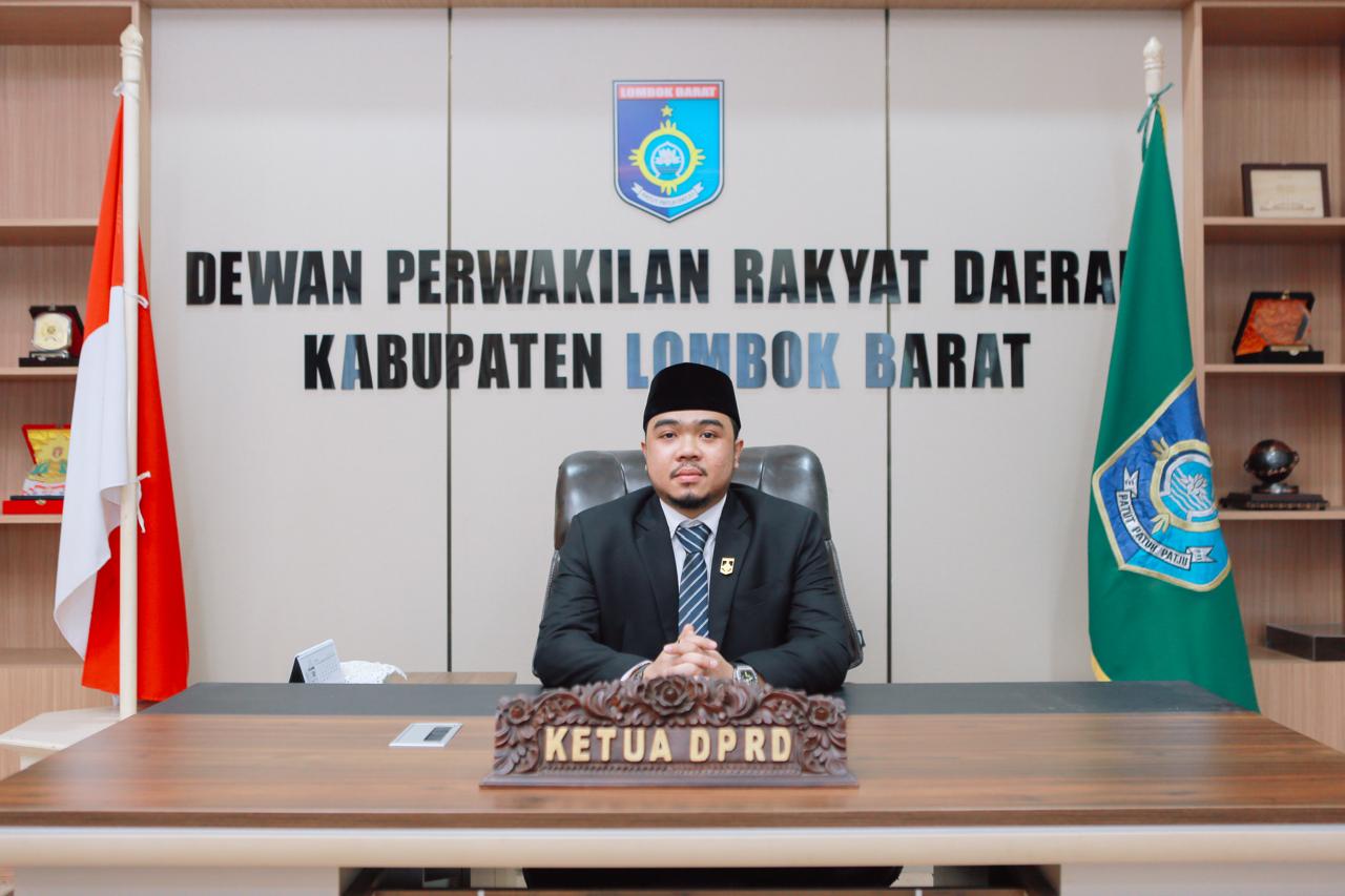 Lalu Ivan Indaryadi Politisi Muda Golkar Jabat Ketua DPRD Lobar Sementara Lombok Barat