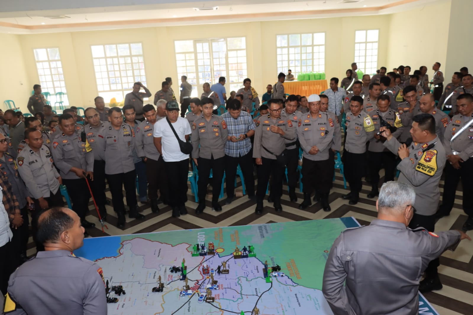 Gelar TFG, Polres Loteng Siap Amankan Pilkada Serentak 2024.