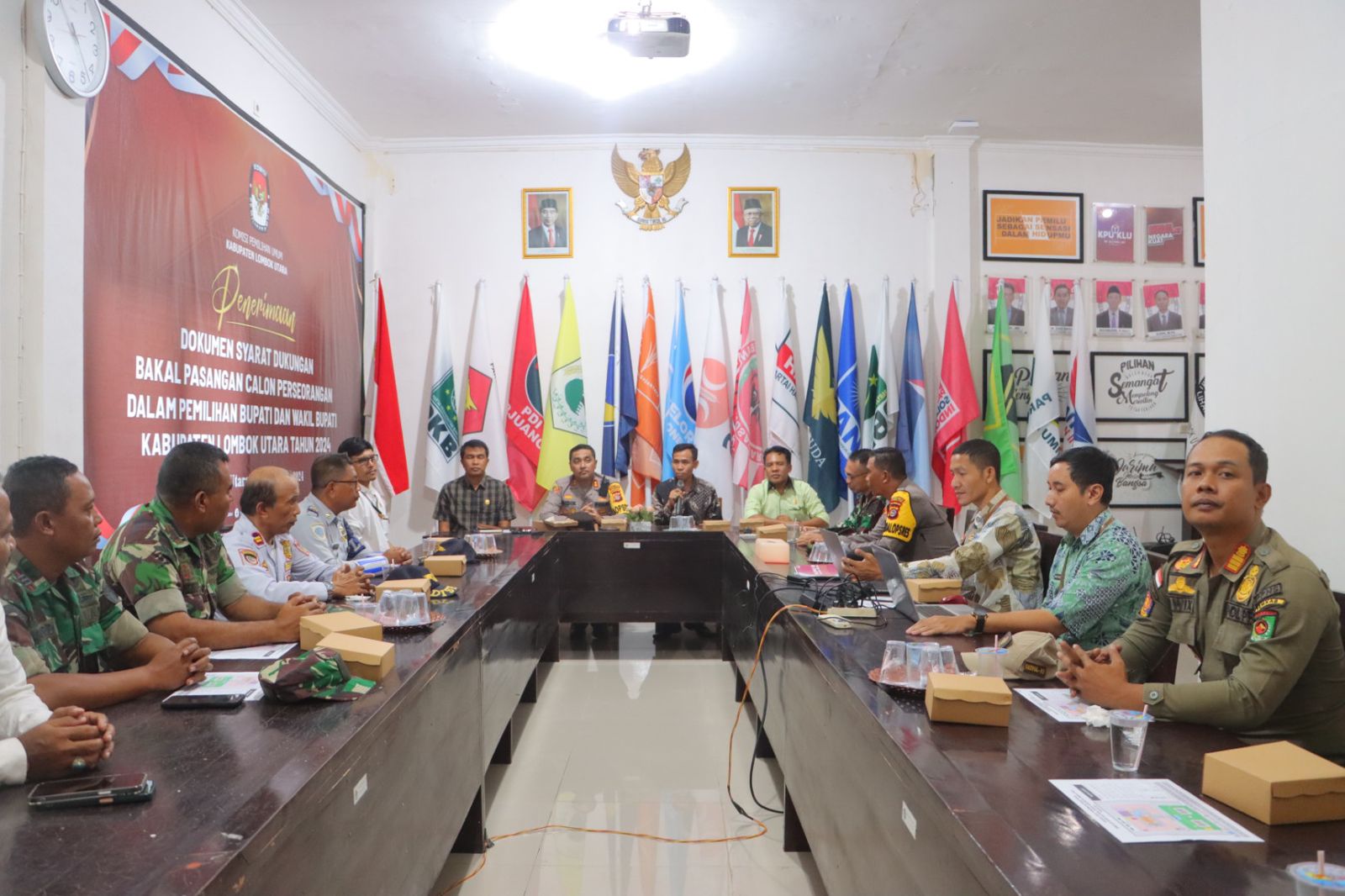 Jalin Sinergitas Amankan Pilkada Serentak Kapolres Laksanakan Rapat Koordinasi