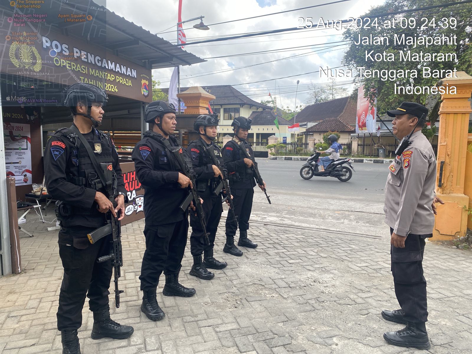 Satgas Ops Mantap Praja Rinjani 2024 Polresta Mataram, Mulai Perketat KPU Dan Bawaslu Kota Mataram