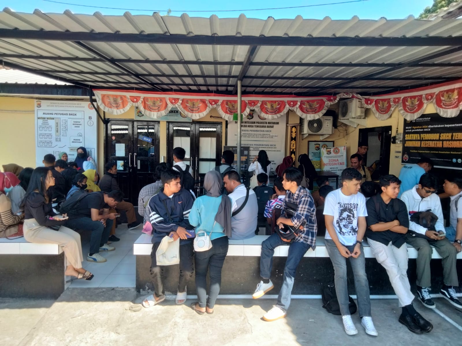 Jelang Penerimaan CPNS Dan PPPK 2024, Pemohon SKCK Di Polresta Mataram Naik