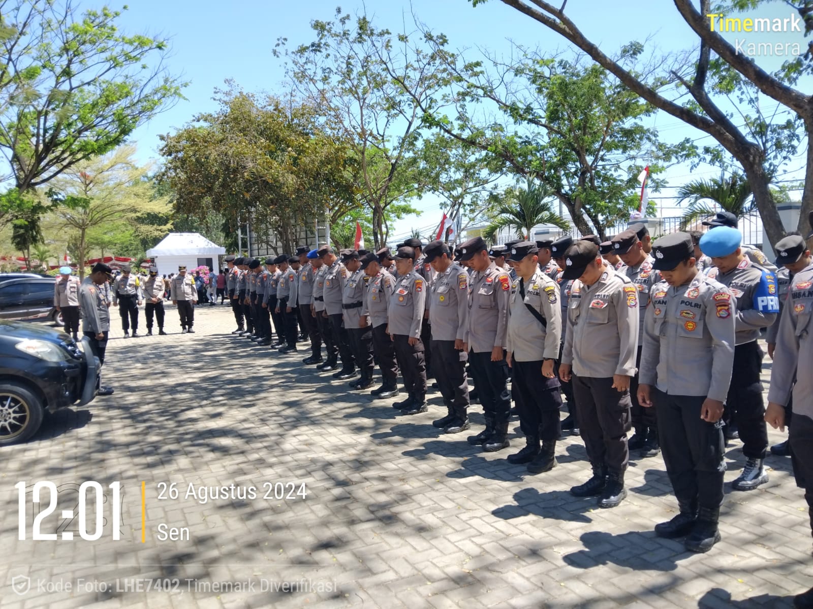 Polres Sumbawa Kerahkan Ratusan Personel Amankan Pelantikan Anggota DPRD Terpilih