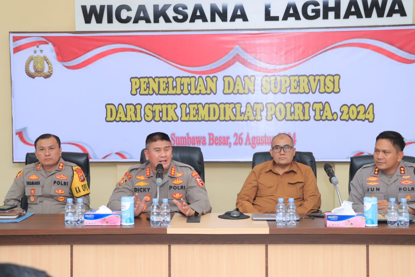 *Kapolres Sumbawa Barat hadiri Penelitian STIK Lemdiklat Polri tahun 2024*
