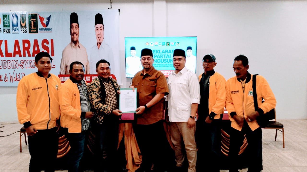 Partai Golkar Pimpin Deklarasi Dukung Bahar – Syafrizal Di Pilkada Batubara 2024