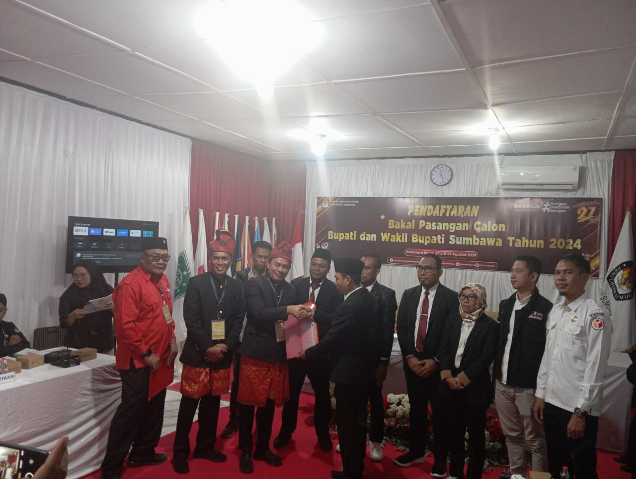 Resmi!, Rafiq-Sahril “RASA” Daftar ke KPU Sumbawa