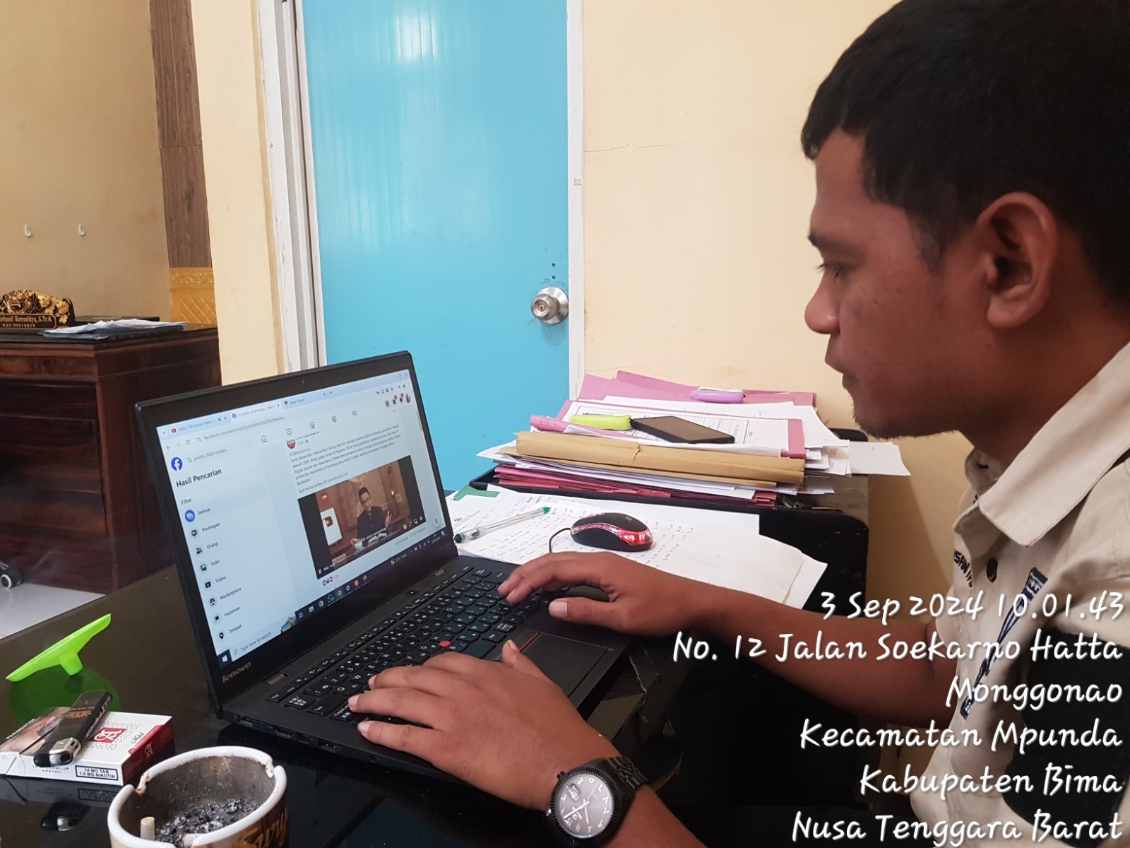 Tim Syber Polres Bima Kota Siaga Patroli Lalu Lintas Medsos Selama Tahapan Pilkada 2024