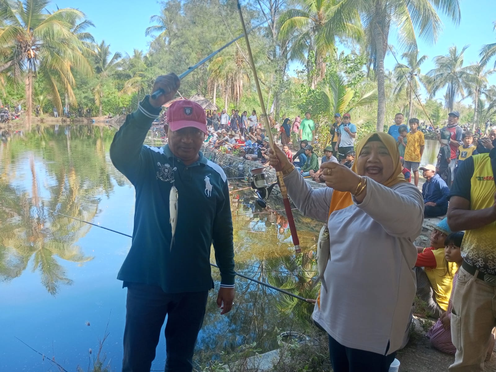 Buka Pemancingan Gratis di Taman Ayu, Ibnu Salim Lempar Pantun Humoris ke Masyarakat
