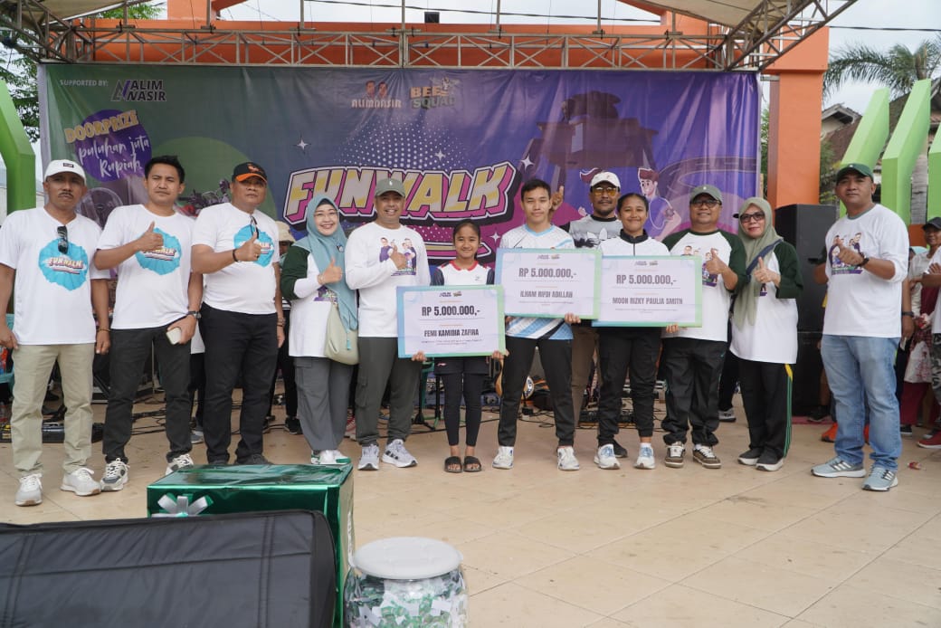 Jalan Santai Bareng Alim Nasir Menarik Perhatian Para Pihak, Termasuk Atlet