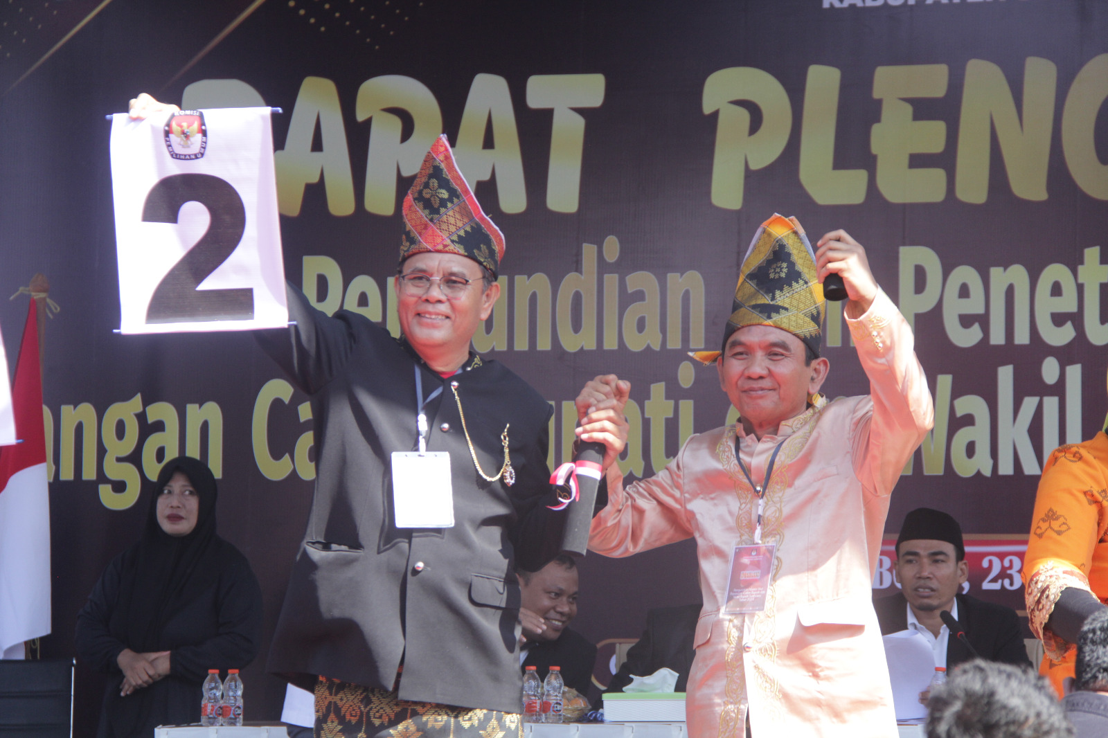 Raih Nomor Urut 2, Jarot-Ansori Sebut Simbol Kemenangan dan Perdamaian
