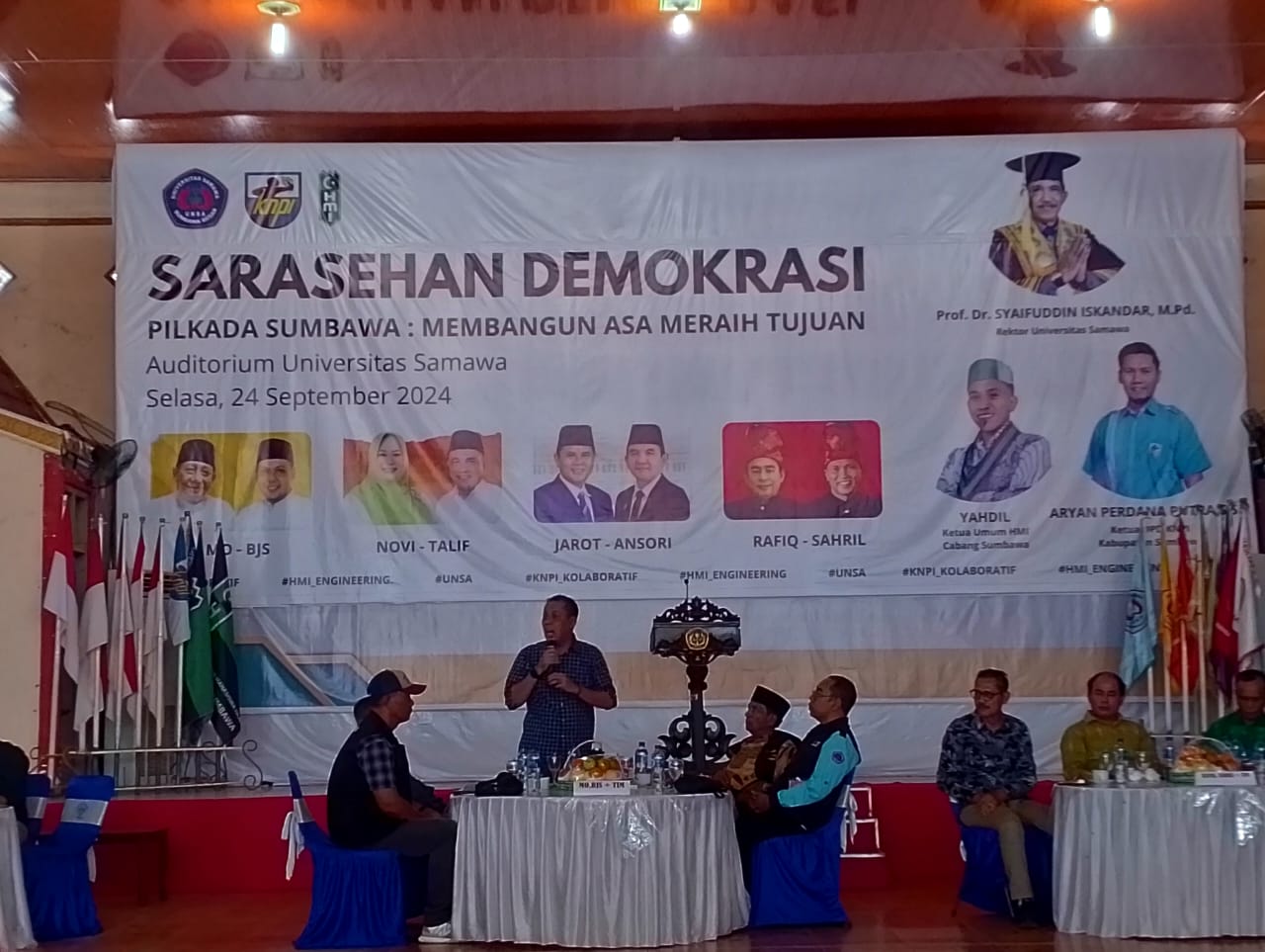 Saresehan, Mo-BJS Sampaikan Program Membangun Sumbawa 5 Tahun Mendatang “Barema Mo Jatu Samawa”