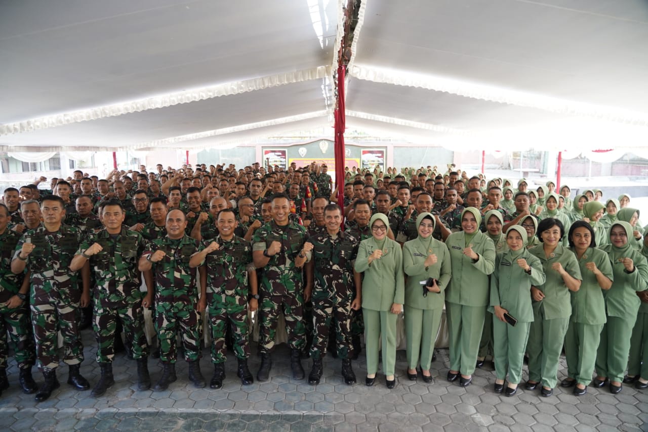 Pangdam IX/Udayana Kunjungi Kodim dan Koramil se-Pulau Lombok: Membangun Integritas dan Pengabdian Prajurit