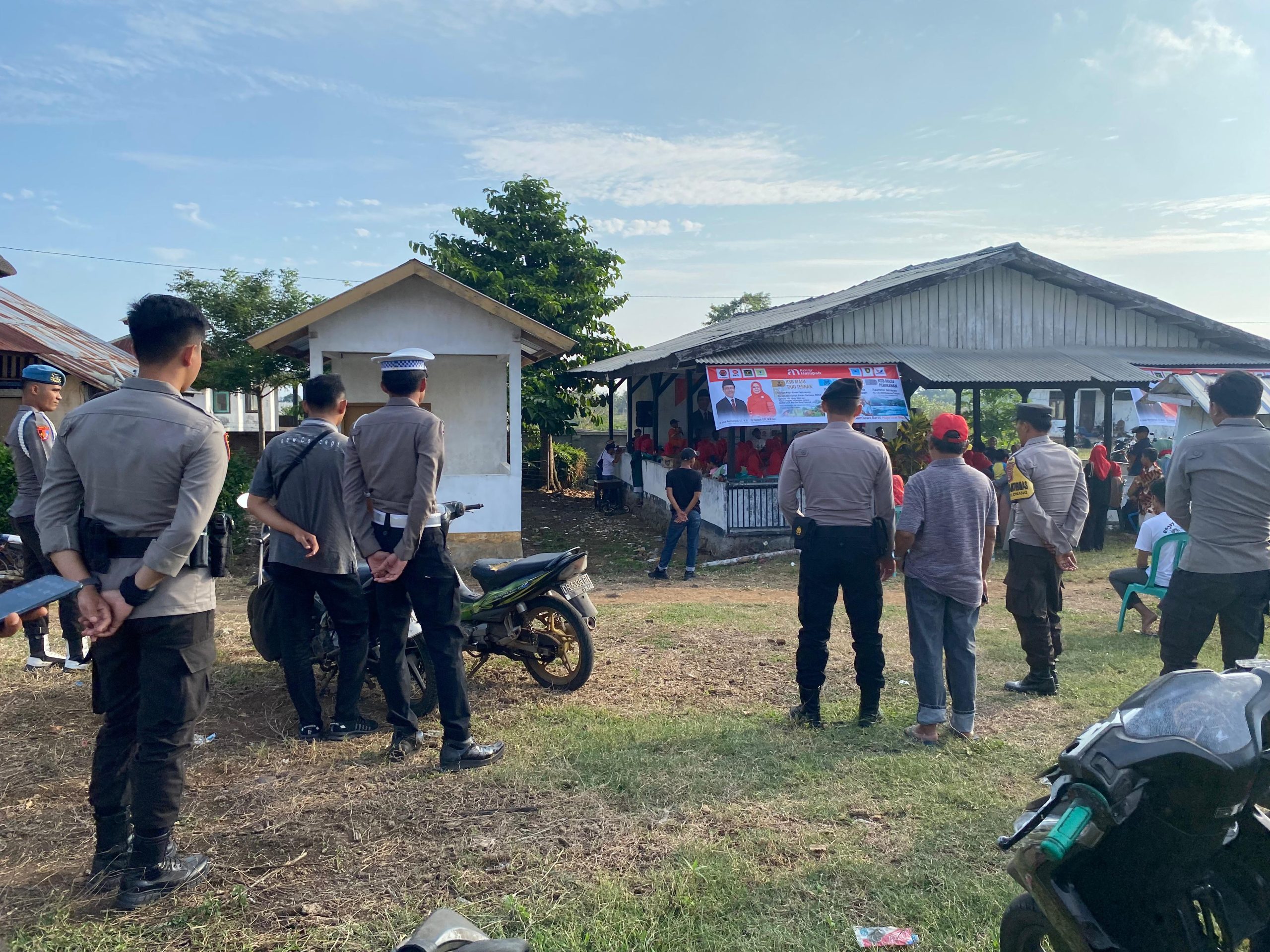 Hari pertama Kampanye, Satgas OMP Polres Sumbawa Barat amankan 5 titik lokasi