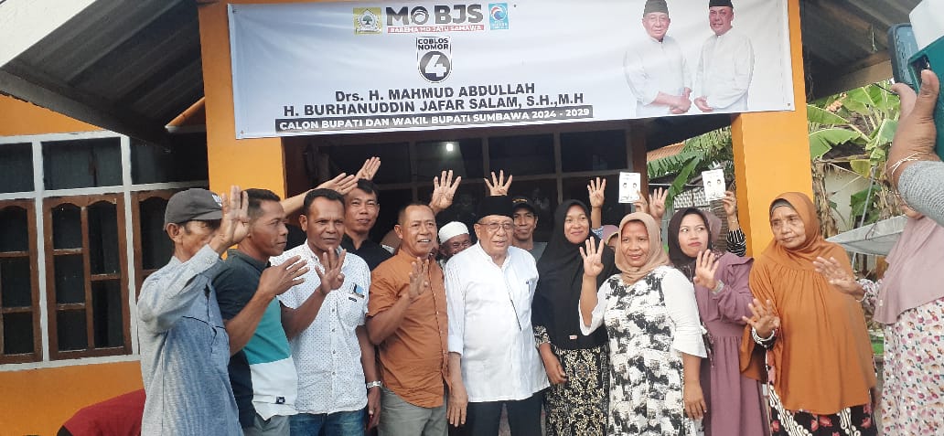 Kampanye di Sejari, Warga Kompak Lanjutkan Periode Kedua H Mo-BJS
