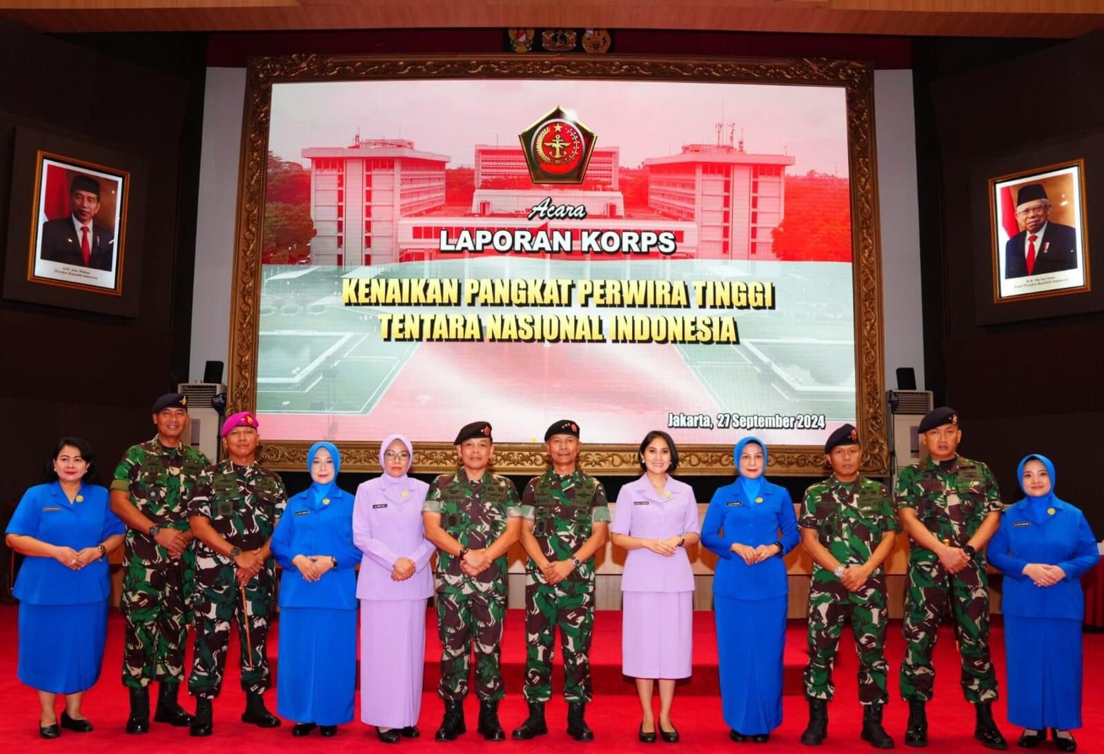 Kasum TNI Pimpin Laporan Korps Kenaikan Pangkat 36 Perwira Tinggi TNI