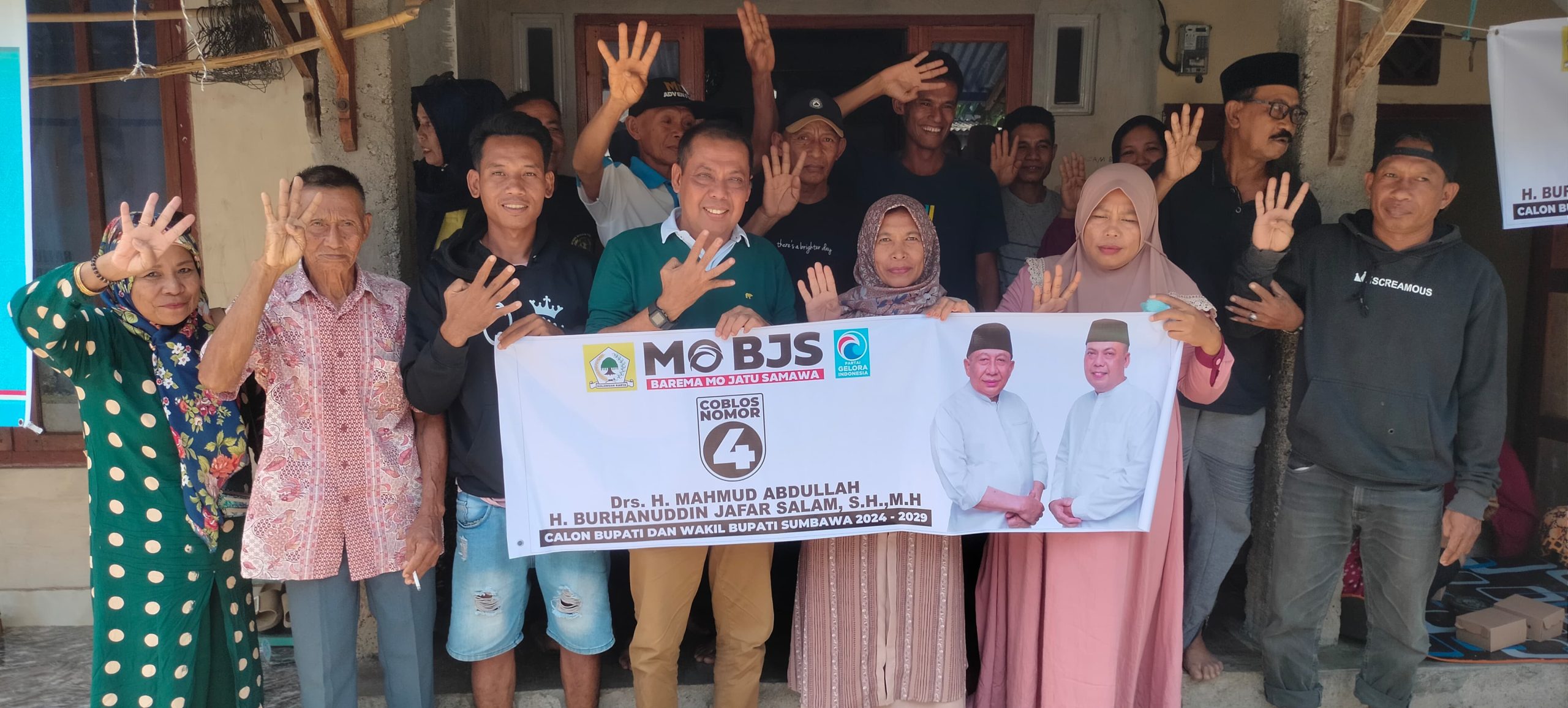 Mo-Bjs Disambut Antusias Warga Bangkong 
