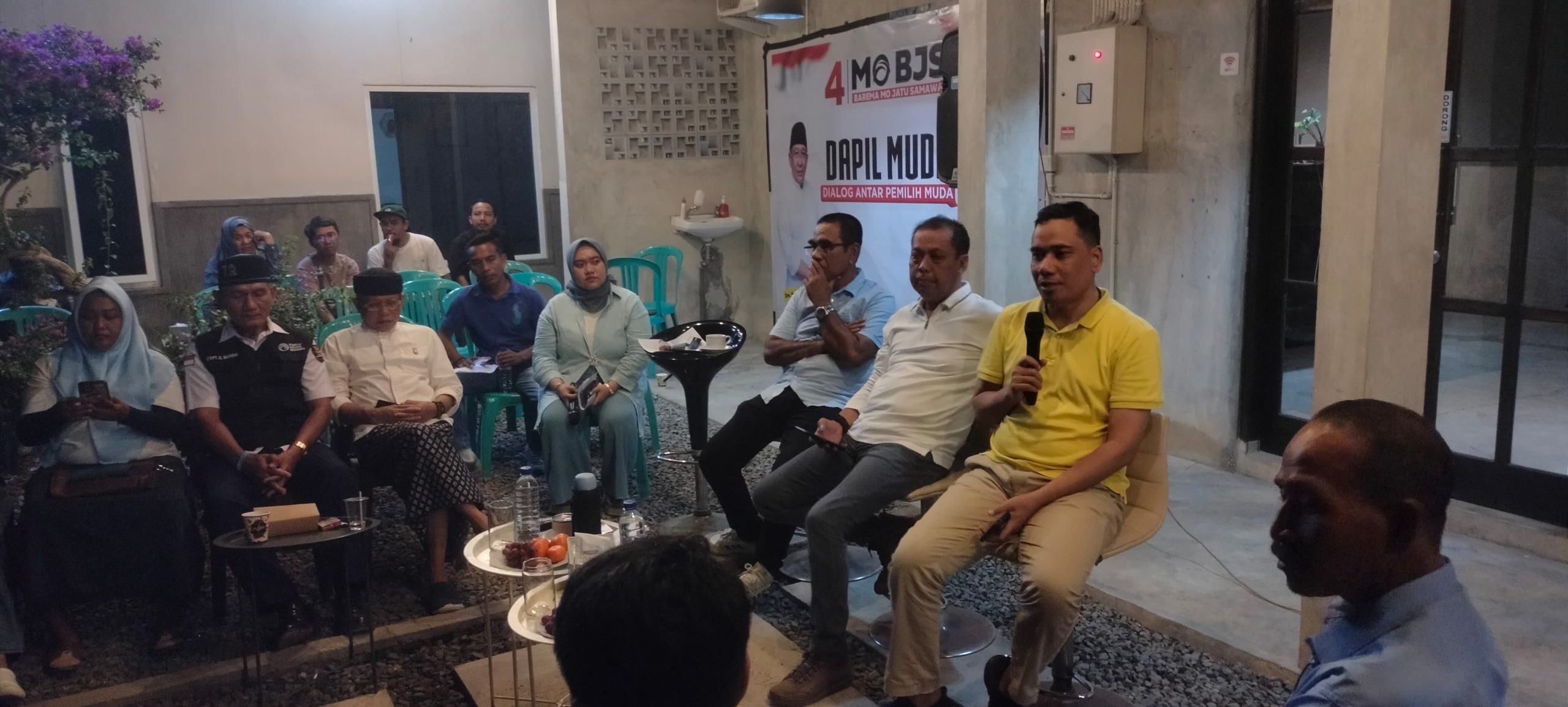 Cawabup Haji BJS Dapil Muda Bersama Ratusan Millenial Sumbawa