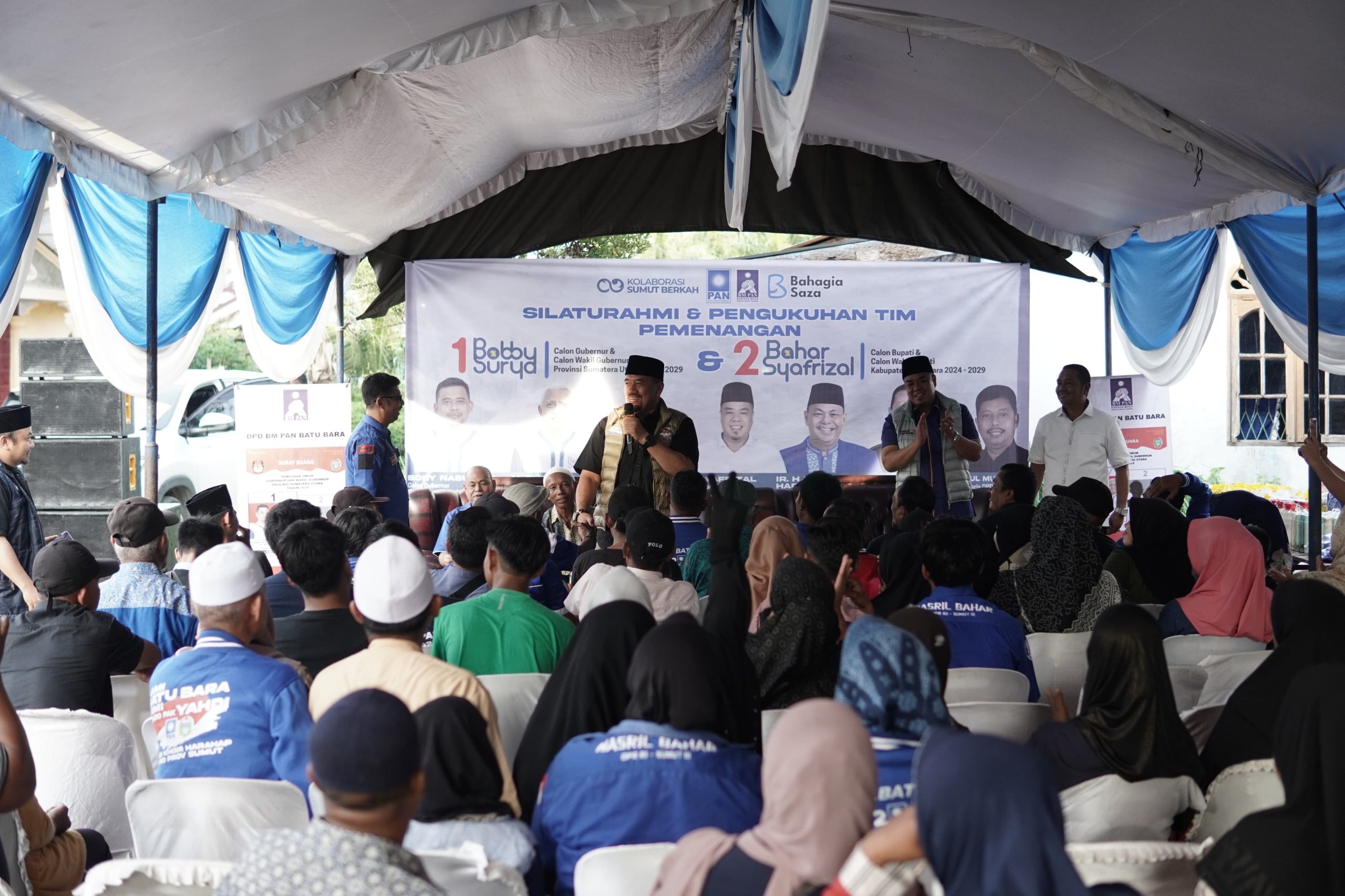 Kukuhkan BM PAN, Baharuddin – Syafrizal Ajak Pendukung Hindari Black Campaign