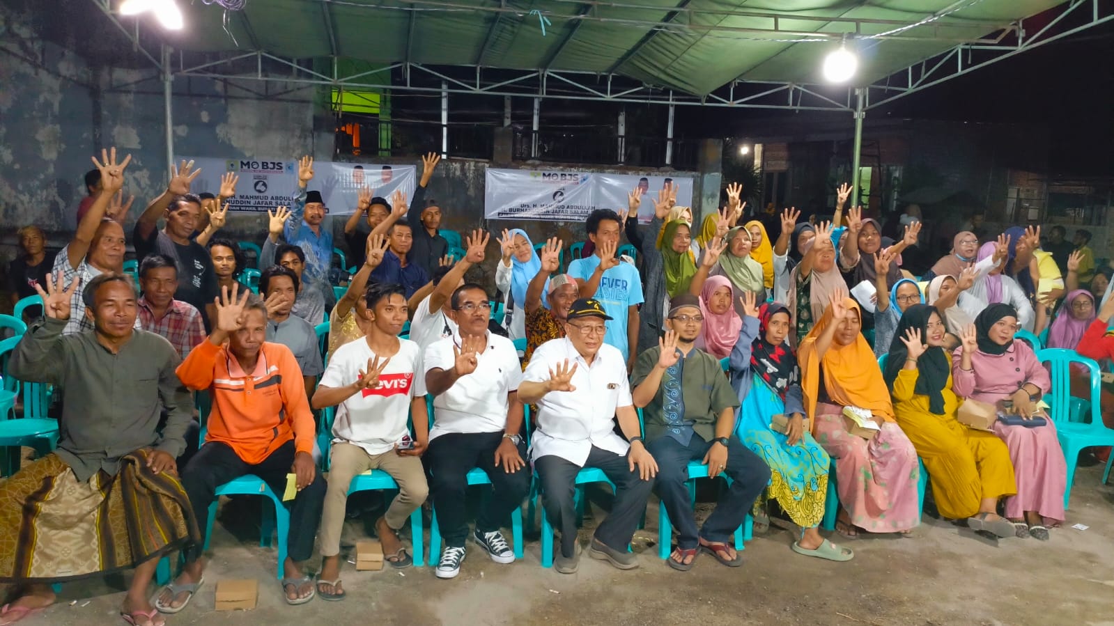 Warga Karang Gudang Dukung Lanjutkan Kepemimpinan Haji Mo