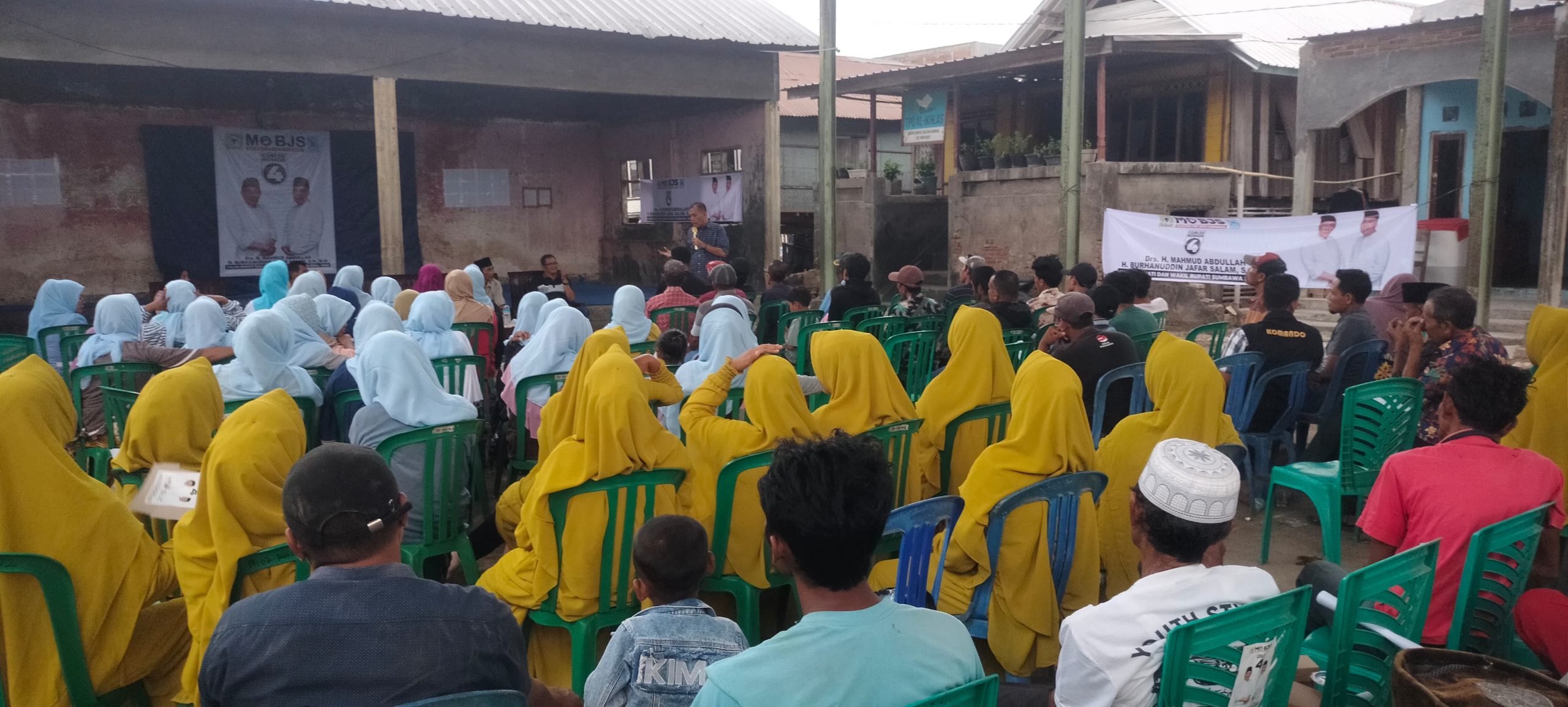 BJS Sampaikan Niat Ikhlas Bangun Sumbawa Dihadapan Masyarakat Sengkal