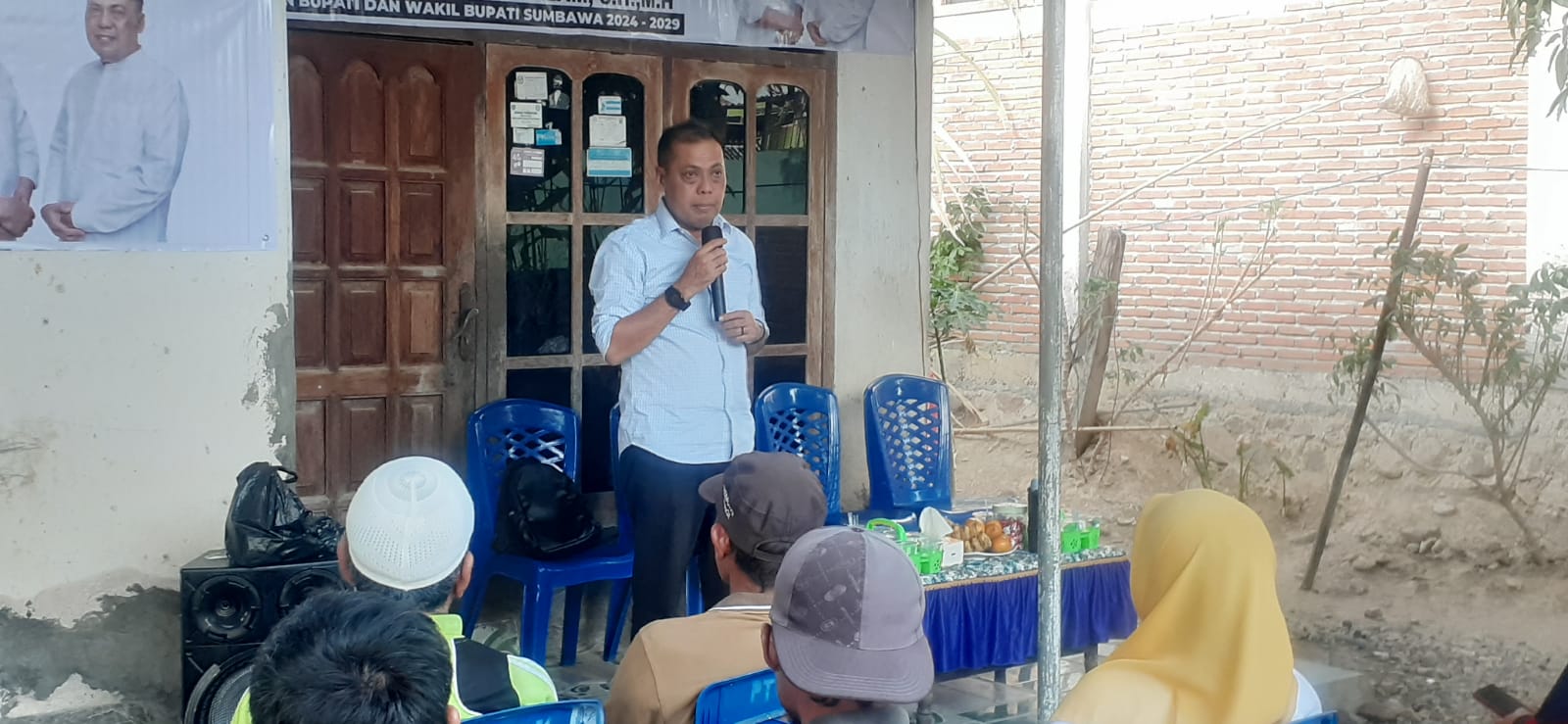 Blusukan di Desa Lopok, H Mo-Bjs Akan tindaklanjuti Aspirasi Masyarakat