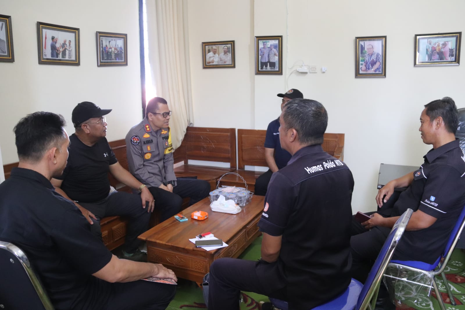 Kabid Humas Beserta Rombongan Anjangsana ke Markas GJI NTB