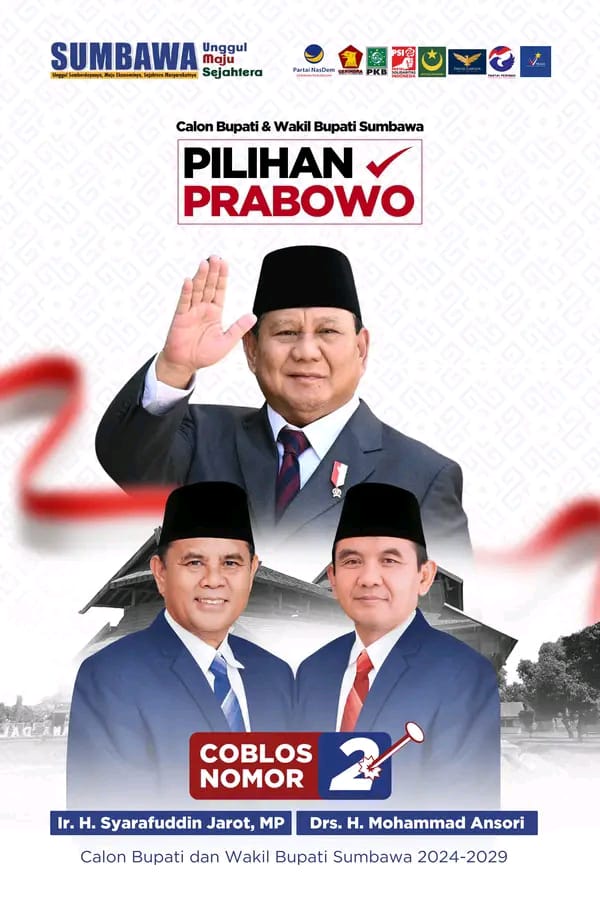 Bupati Pilihan Partai Presiden, H Jarot-Ansori Komitmen Bawa Sejumlah Program Pusat ke Sumbawa