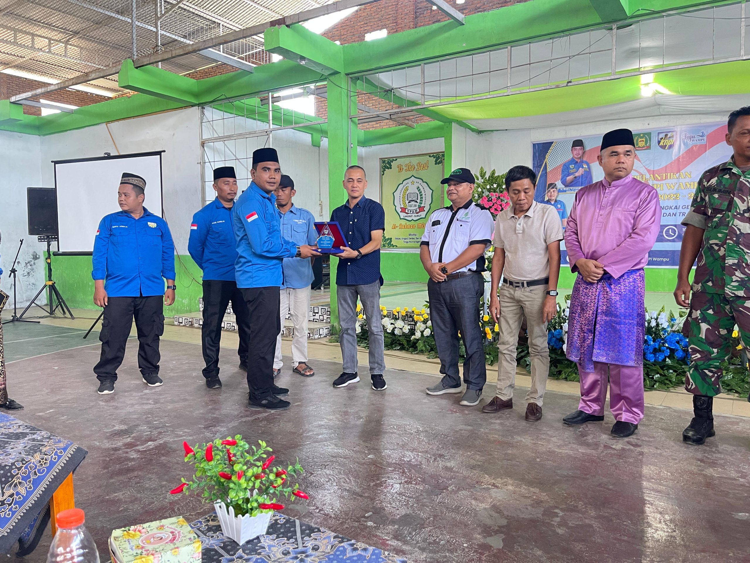 M.Suhaimi Resmi Dilantik Menjadi Pimpinan DPK KNPI Kecamatan Wampu