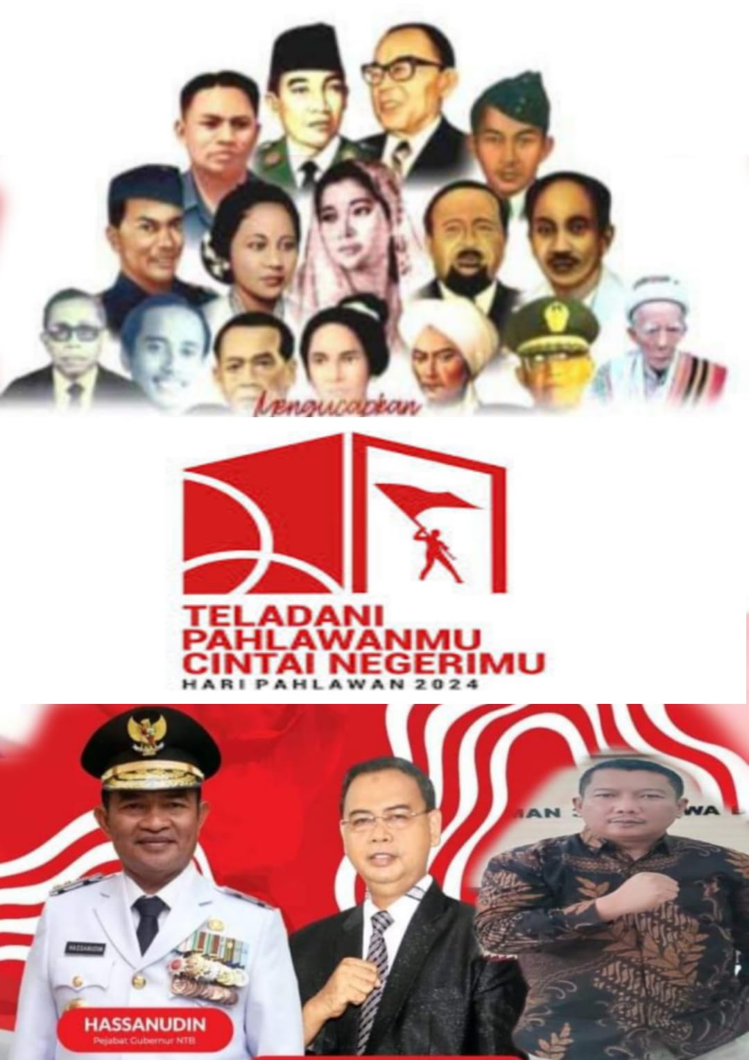 Keluarga Besar SMAN 3 Sumbawa Mengucapkan Selamat Memperingati Hari Pahlawan