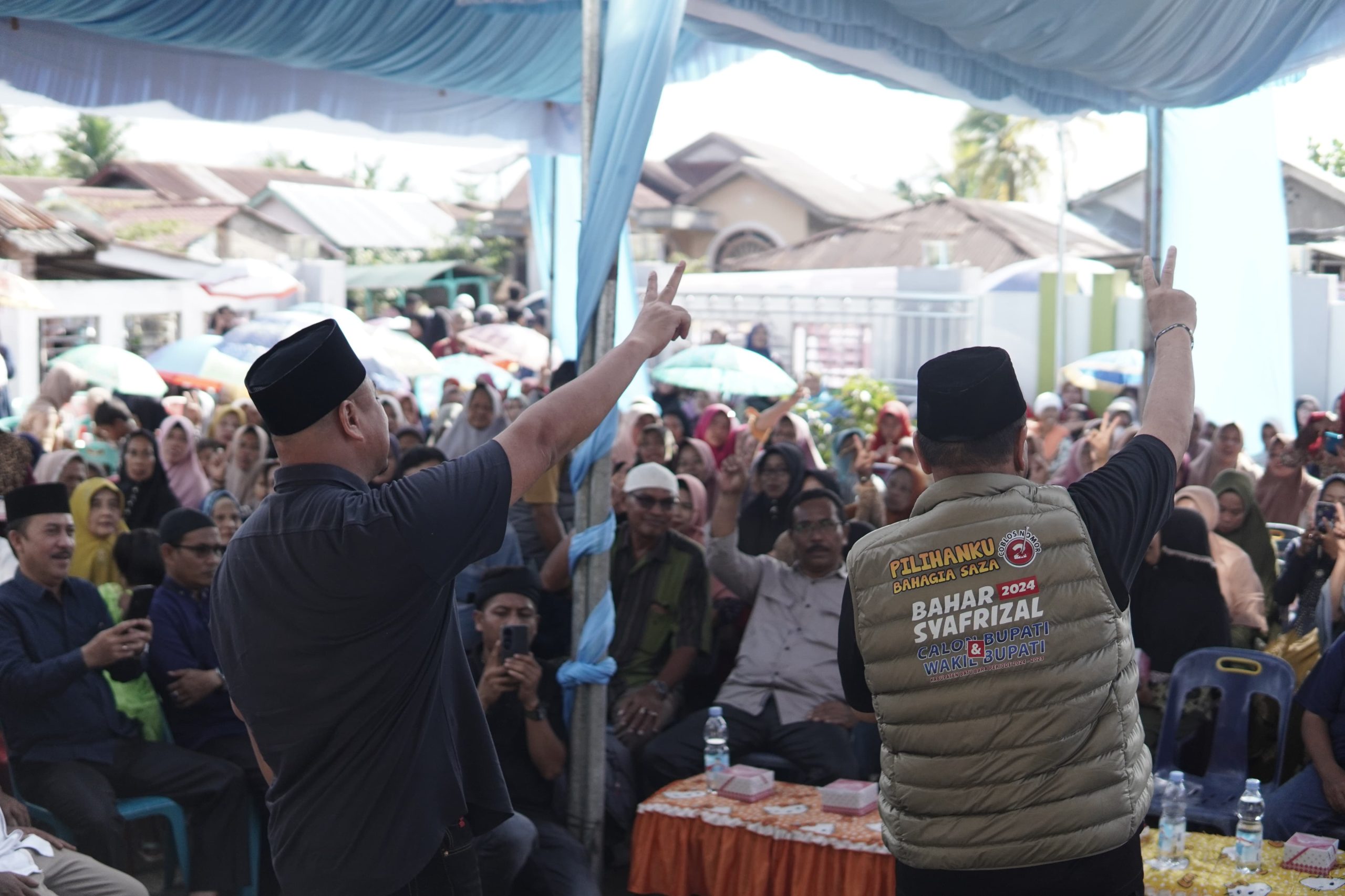Ratusan Emak Emak Simpangeho Batubara Deklarasi Bahagia Saza Sumut Bobby Surya