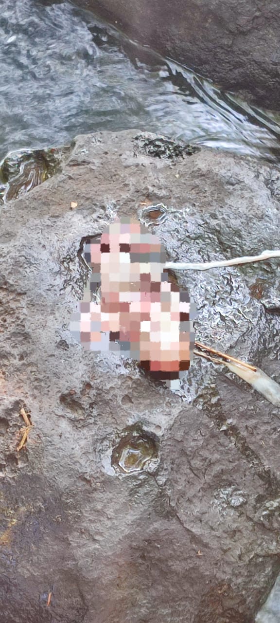 Polres Loteng Olah TKP Penemuan Mayat Bayi di Saluran Sungai di Kecamatan Praya Tengah